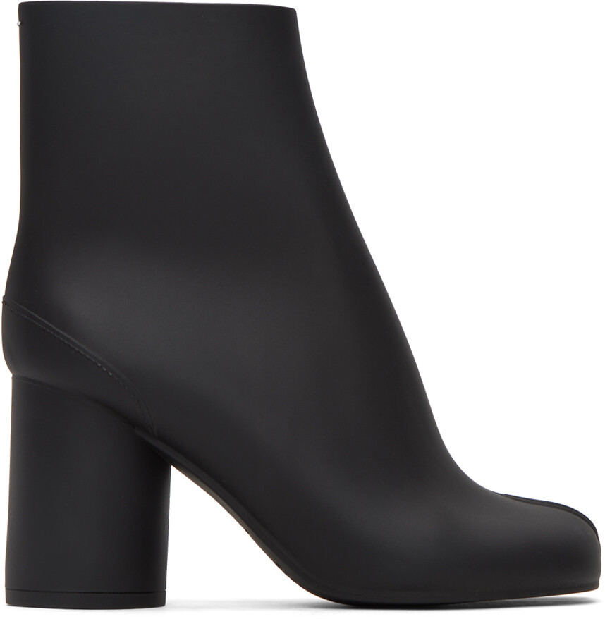 

Черные резиновые сапоги таби Maison Margiela