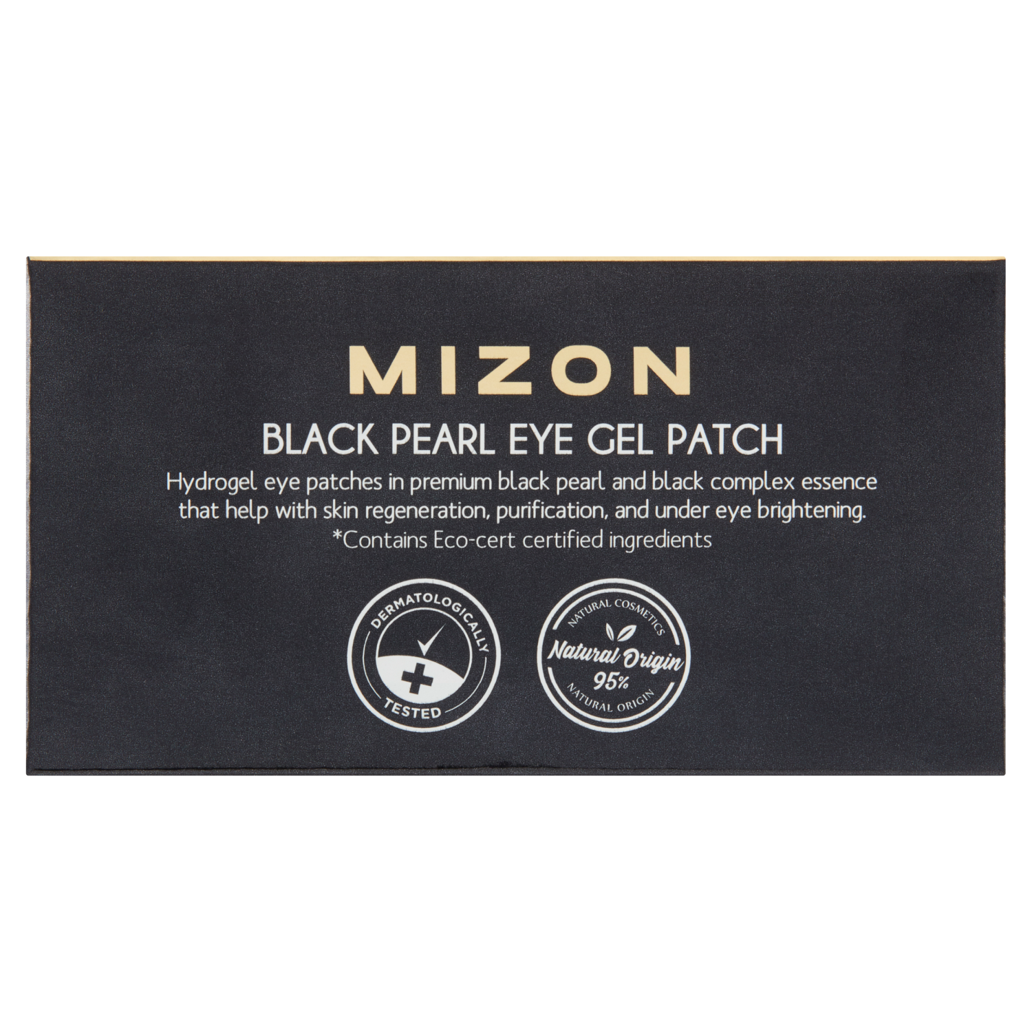 Mizon патчи для глаз черный жемчуг, 60 шт/уп