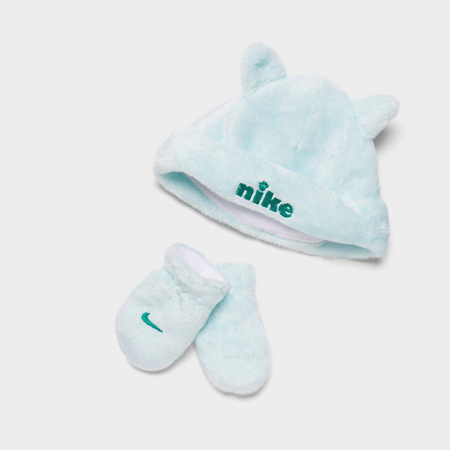 

Комплект шапки-бини и варежек Nike Track Pack Ears для младенцев, синий