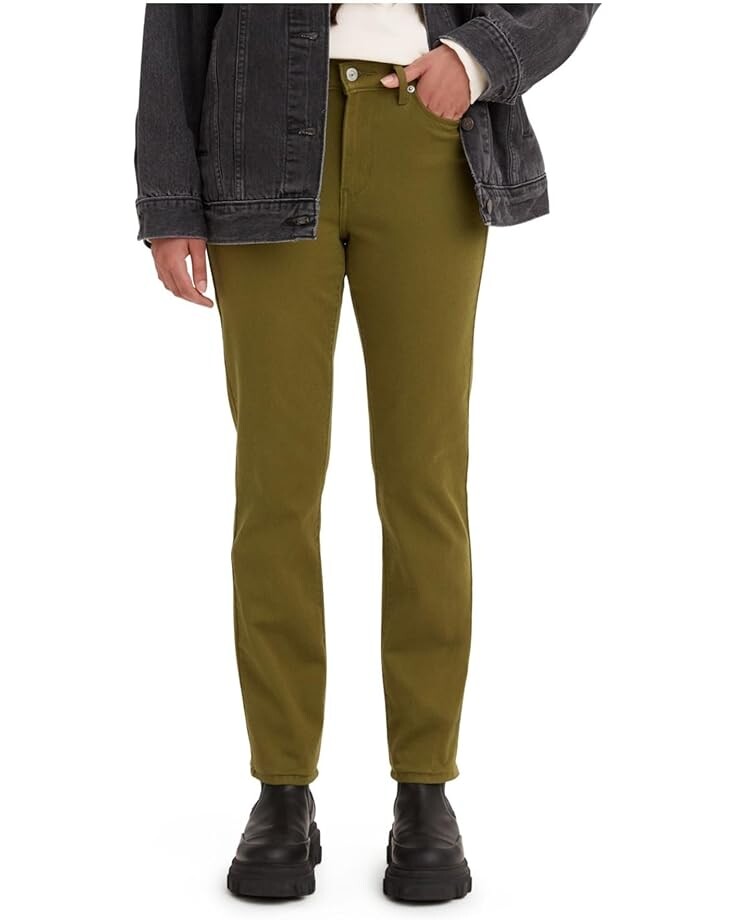 

Джинсы Levi's Womens Classic Straight, цвет Dark Olive