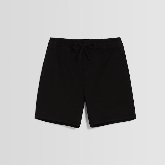 

Шорты Bershka Bermuda Jogging, черный