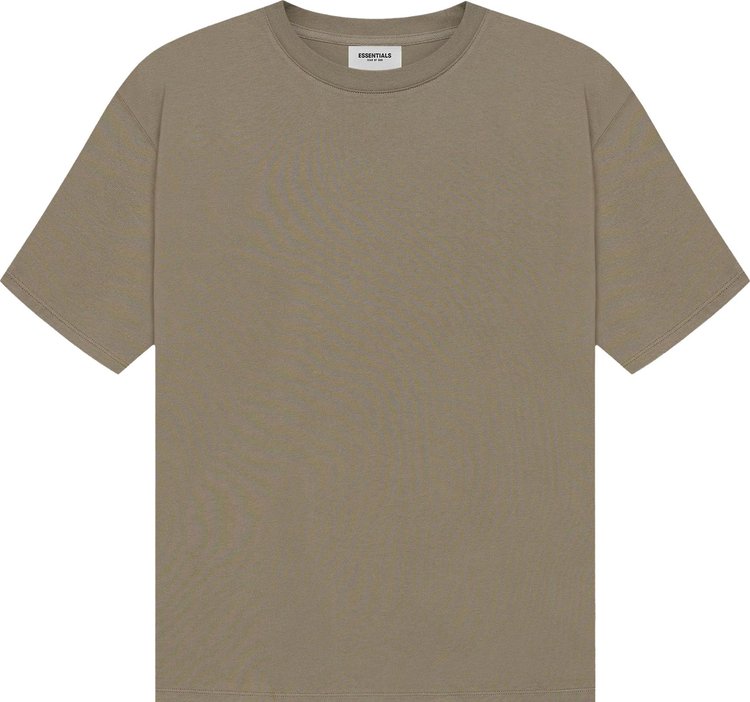 Футболка Fear of God Essentials Short-Sleeve Tee 'Taupe', загар - фото