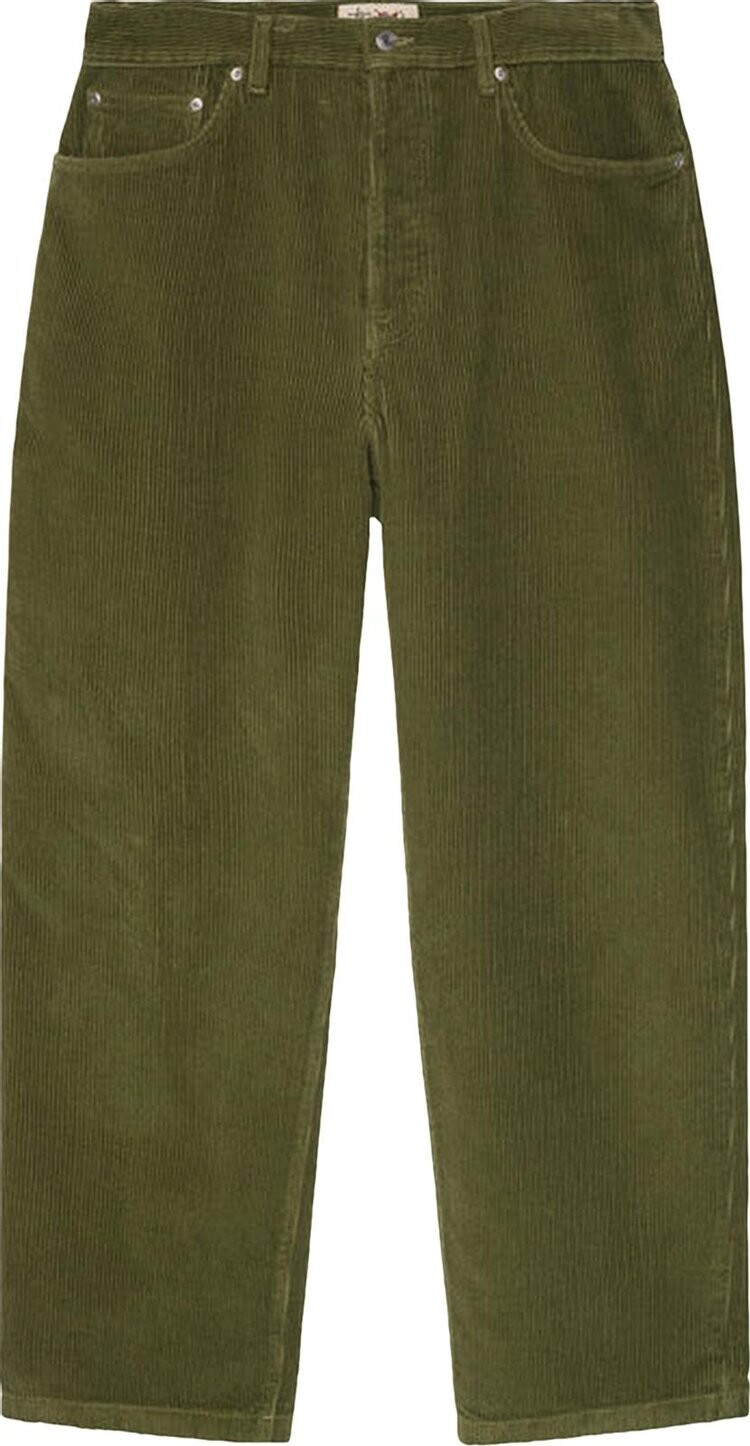 

Джинсы Stussy Corduroy Big Ol' Jeans 'Olive', зеленый