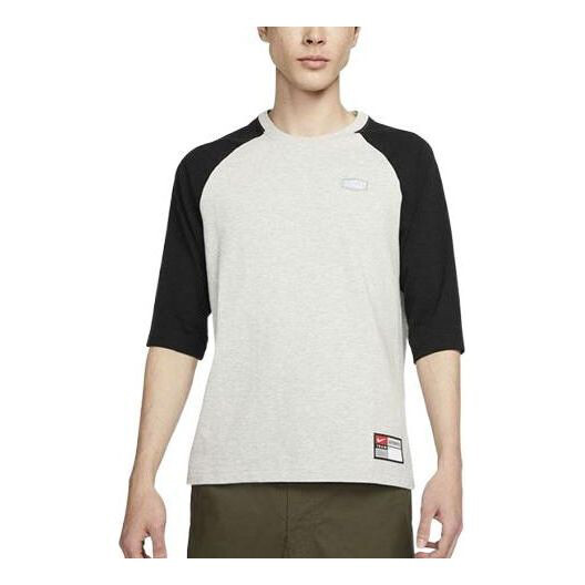 

Футболка Men's Nike SB Pattern Embroidered Colorblock T-Shirt DQ6285-050, серый
