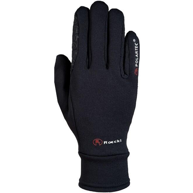 Перчатки Roeckl Warwick детские зимние для верховой езды юниор, черный мягкие мужские зимние перчатки мягкие эластичные универсальные перчатки для верховой езды теплые мужские перчатки для улицы