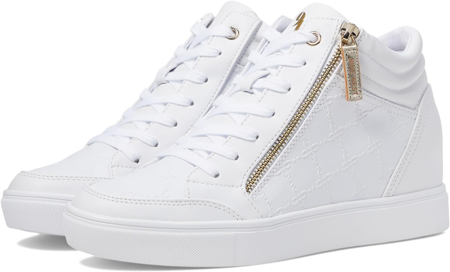 

Кроссовки Tons Nine West, цвет White/Gold