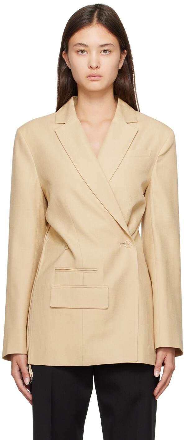 

Бежевый блейзер Le Chouchou La Veste Tibau Jacquemus