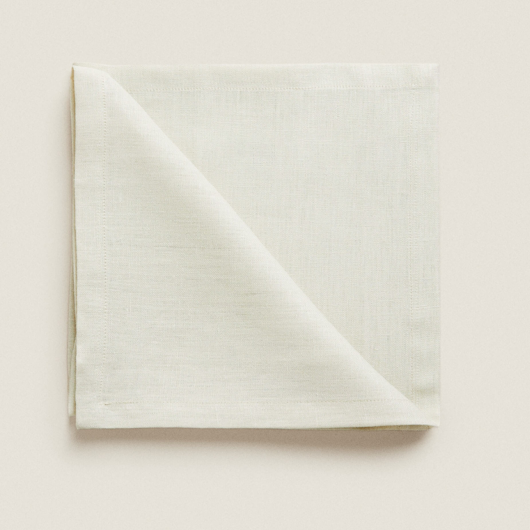 Набор салфеток Zara Home Basic Linen, 2 штуки, серо-бежевый кардиган zara basic серо бежевый