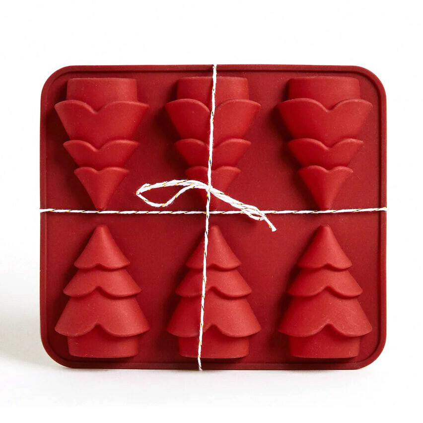 

Форма для выпечки Zara Home Christmas Tree Silicone, красный