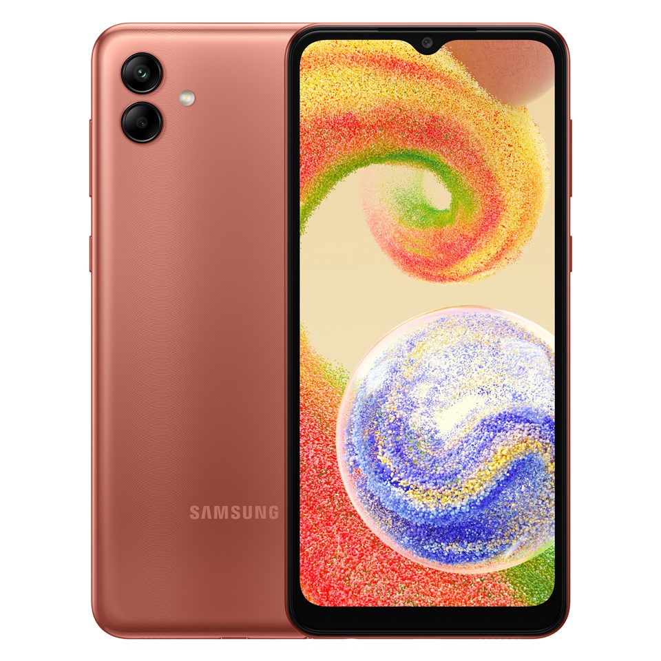 Смартфон Samsung Galaxy A04 3/32 Гб, оранжевый смартфон samsung galaxy a04 32 гб зеленый