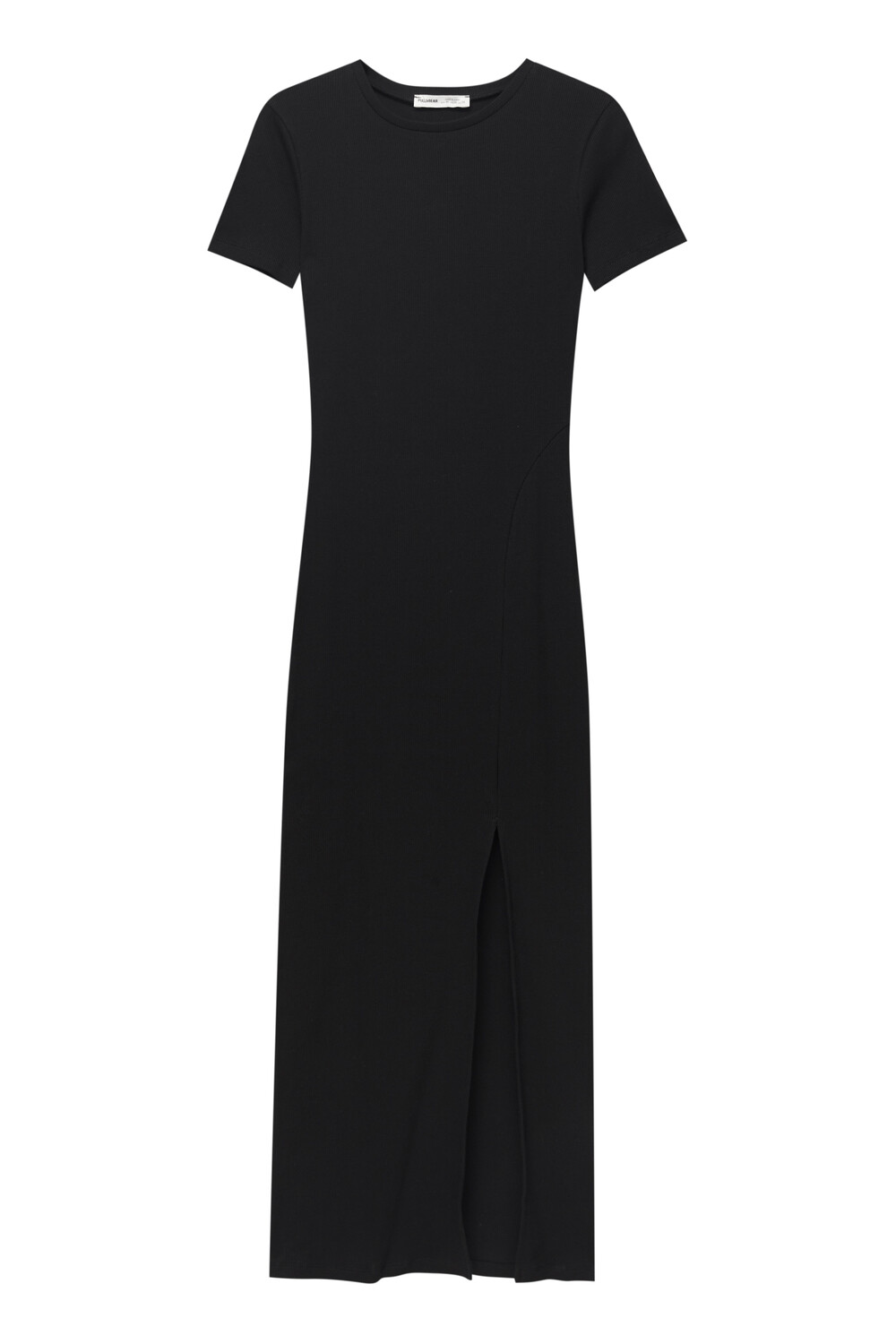 

Платье Pull&Bear Ribbed Midi, черный
