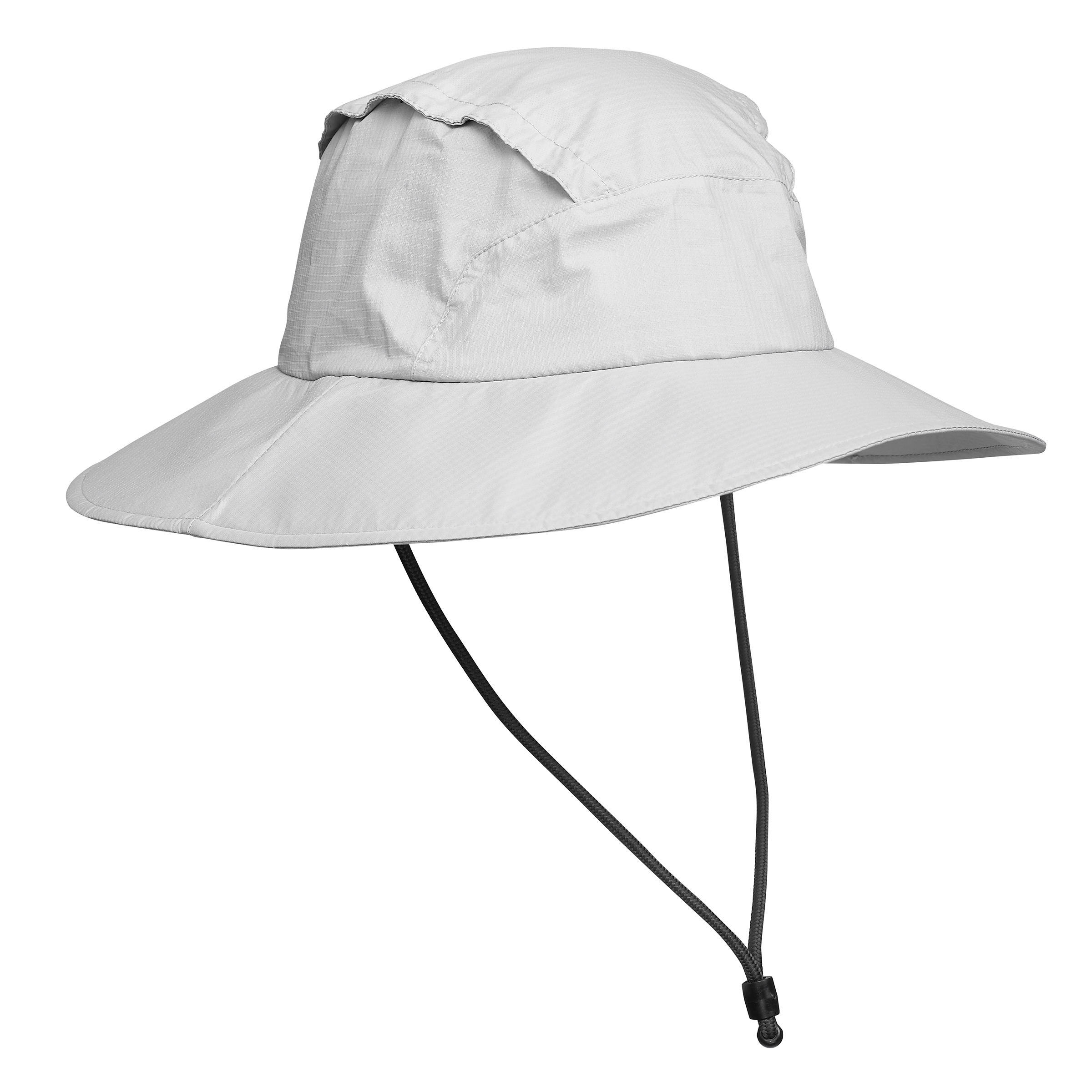 Шляпа треккинговая водонепроницаемая Forclaz MT900, серый тент 1 2х местный forclaz trekking mt900 серый