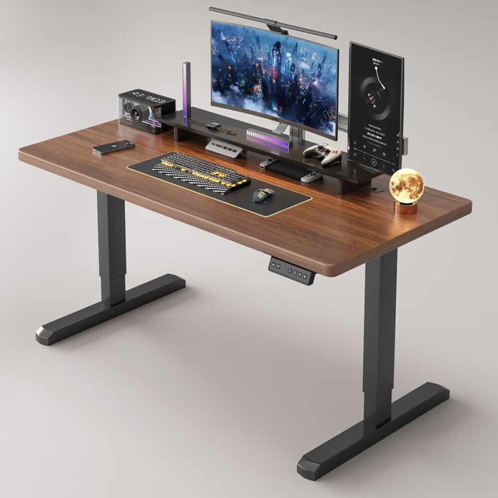 

Игровой стол Naijia A757, 120x60 см, орех/черный