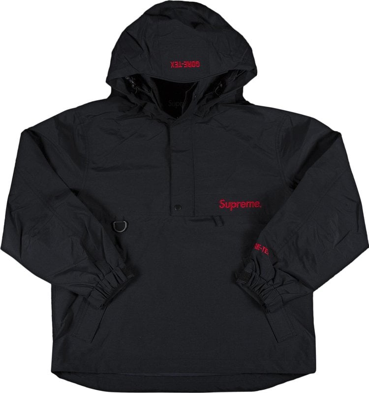 Анорак Supreme GORE-TEX Anorak 'Black', черный - фото