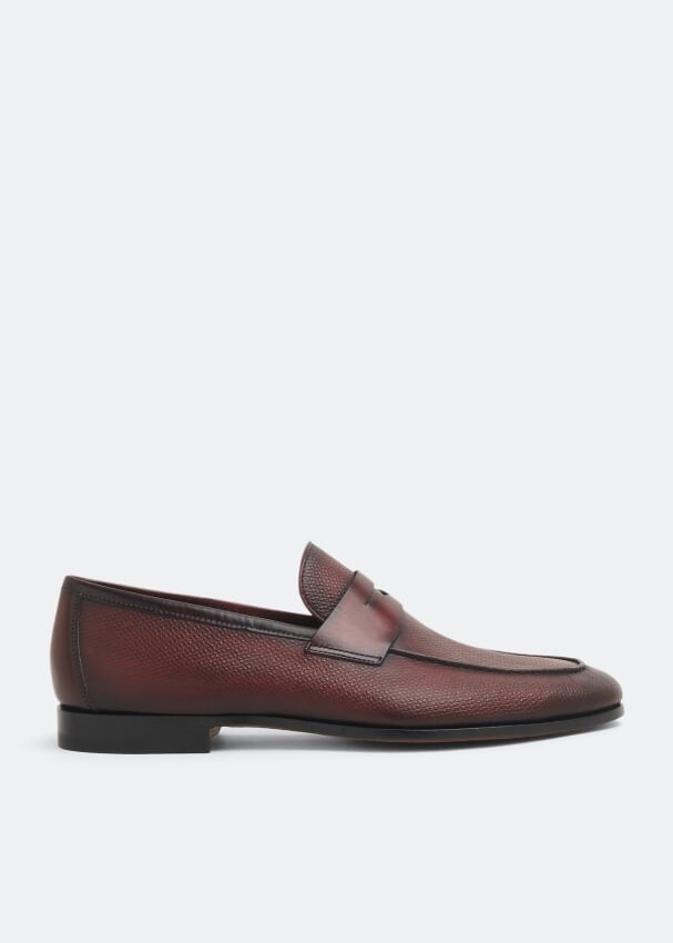 

Лоферы MAGNANNI Leather loafers, бордовый