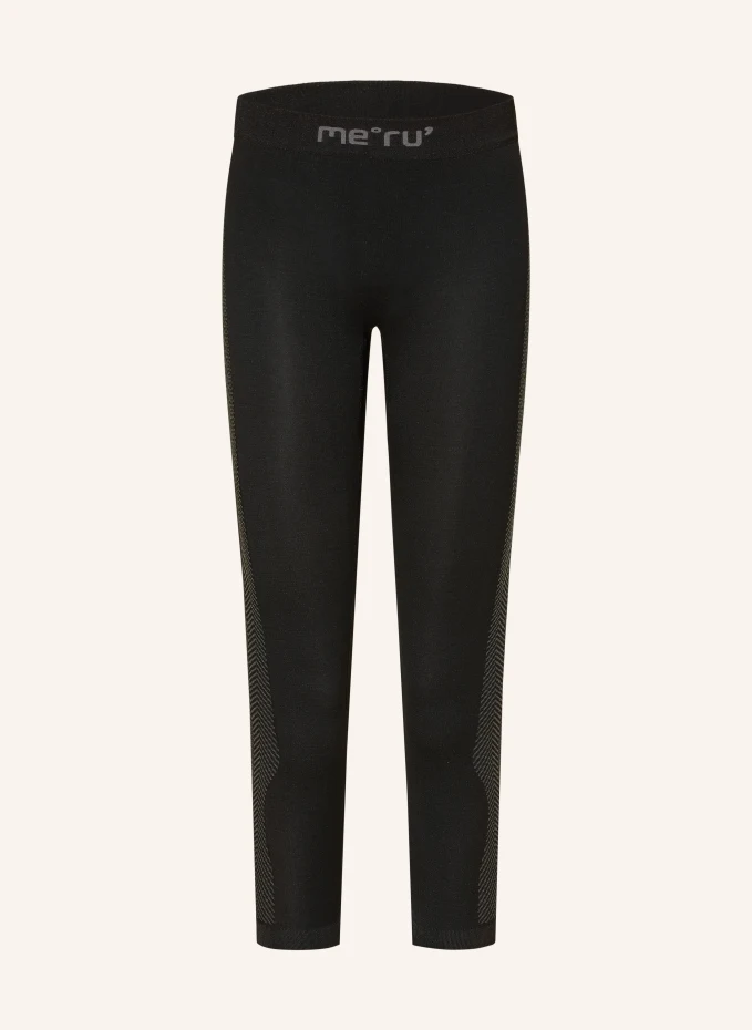 Функциональные брюки-белье atka с укороченной длиной штанин Me°Ru', черный фото