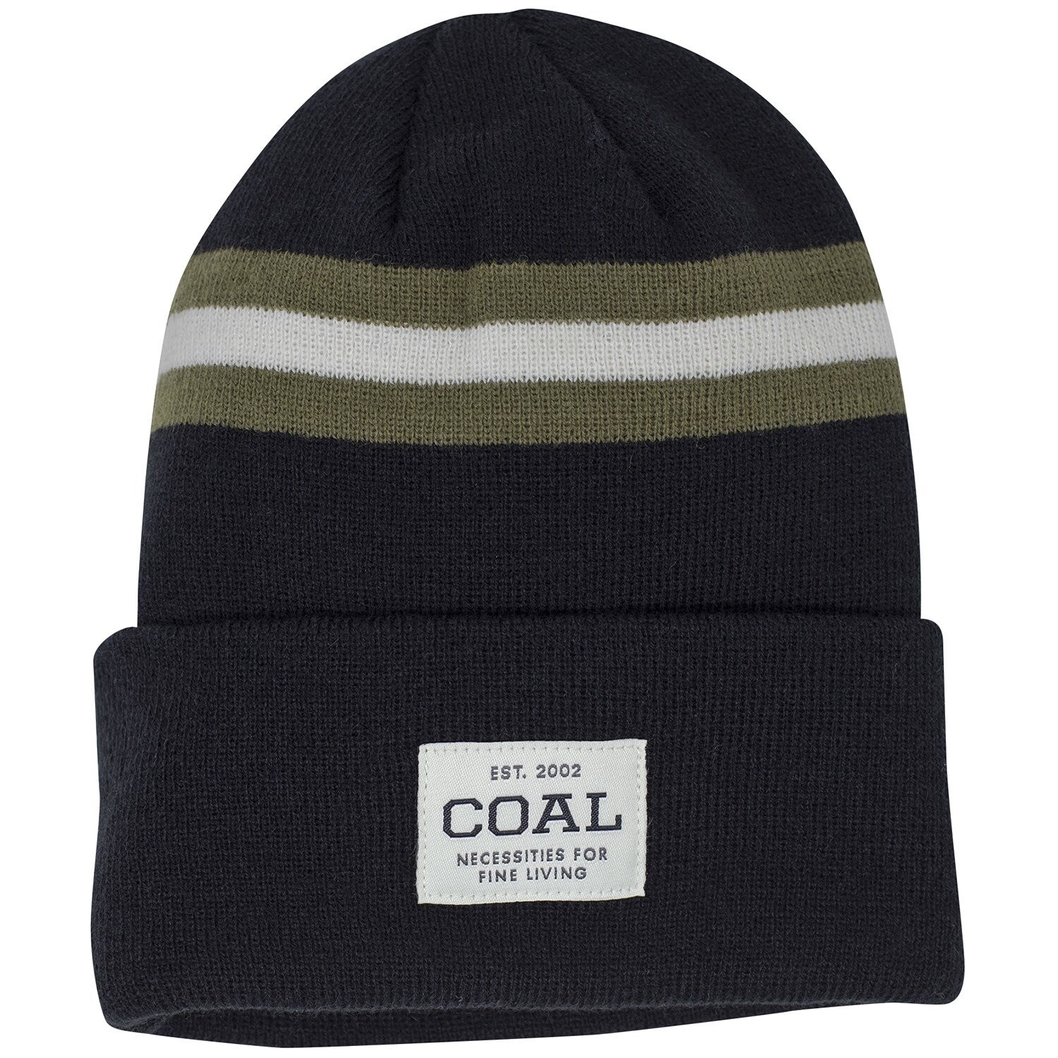 

Шапка - Бини Coal The Uniform в винтажную полоску, черный