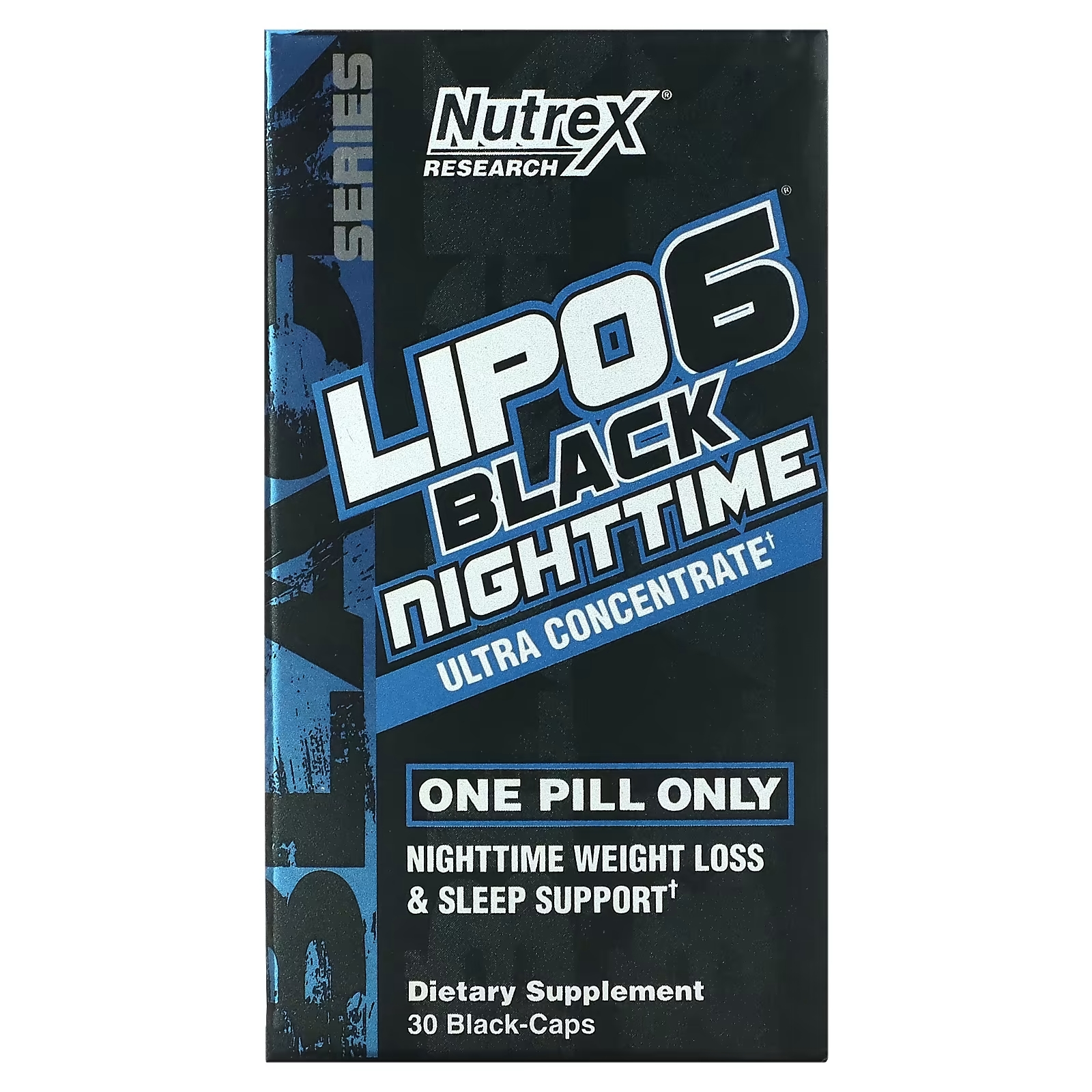 цена Ультраконцентрат Nutrex Research LIPO-6 Black Nighttime, 30 капсул