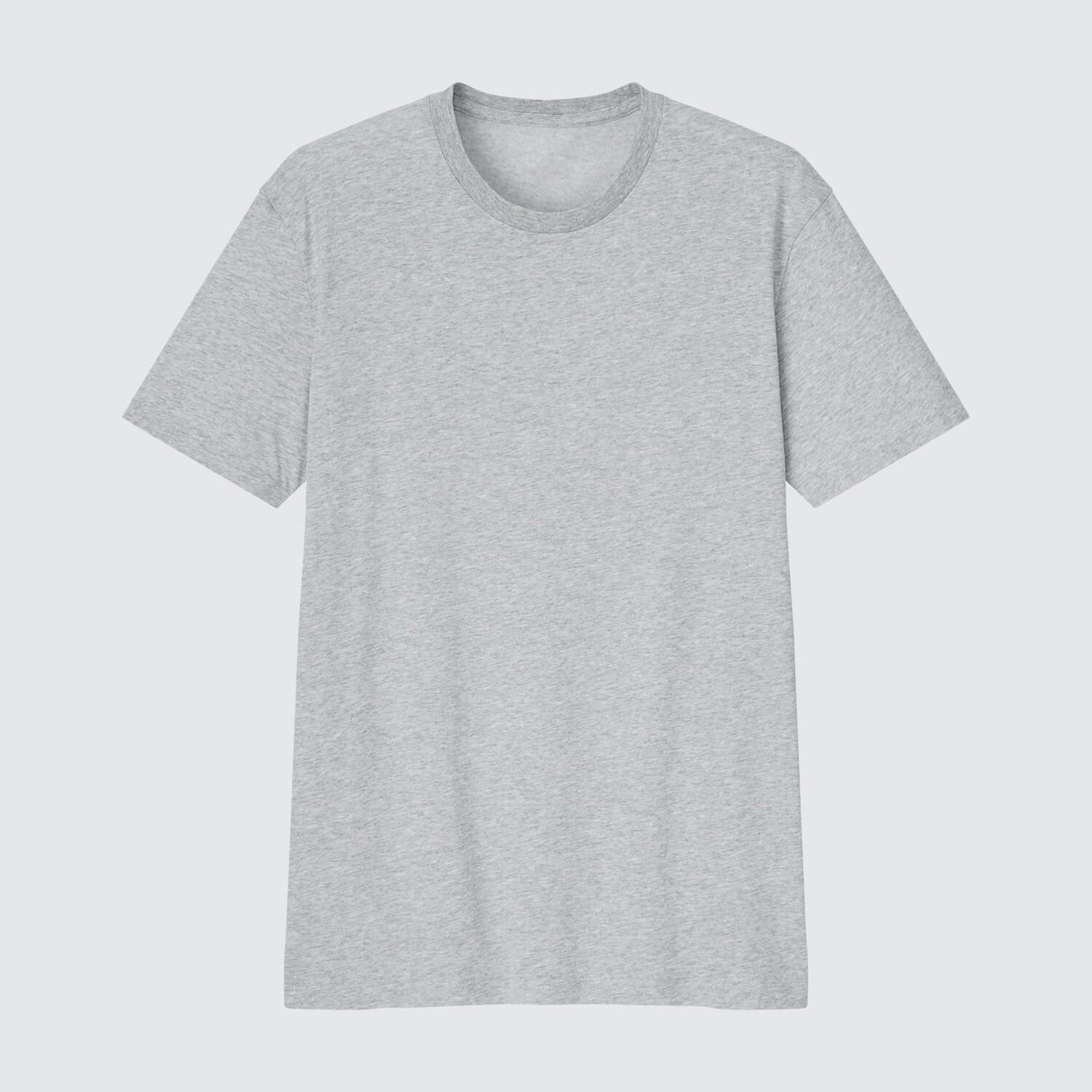 

Футболка DRY с круглым вырезом и короткими рукавами Uniqlo, серый