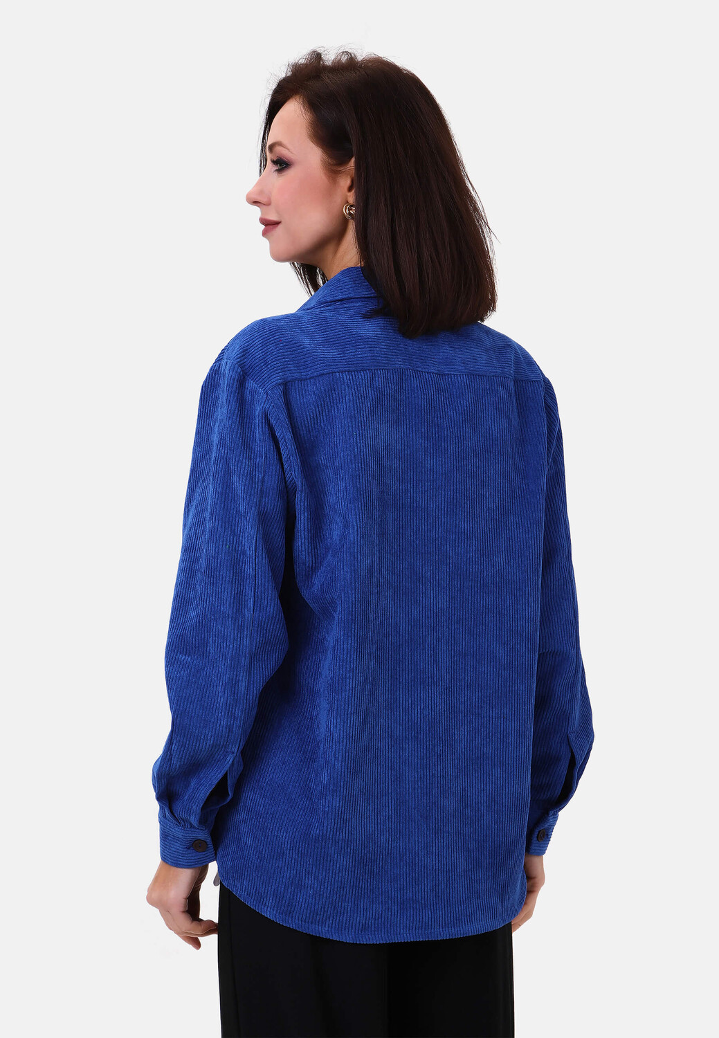 

Блуза Awesome Apparel Button down, синий