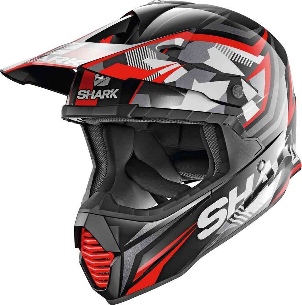 

Реплика шлема для мотокросса Varial Tixier Shark, черный красный