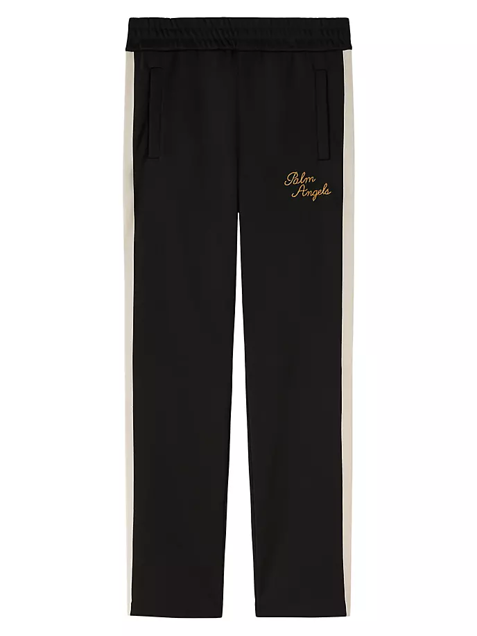 

Спортивные брюки с вышивкой Palm Angels, цвет black gold