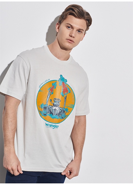 цена Мужская футболка с круглым вырезом Wrangler
