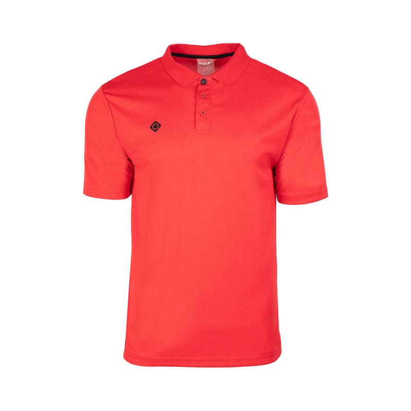 Izas ACAY мужская рубашка поло с короткими рукавами спортивного дизайна ACAY, цвет rot