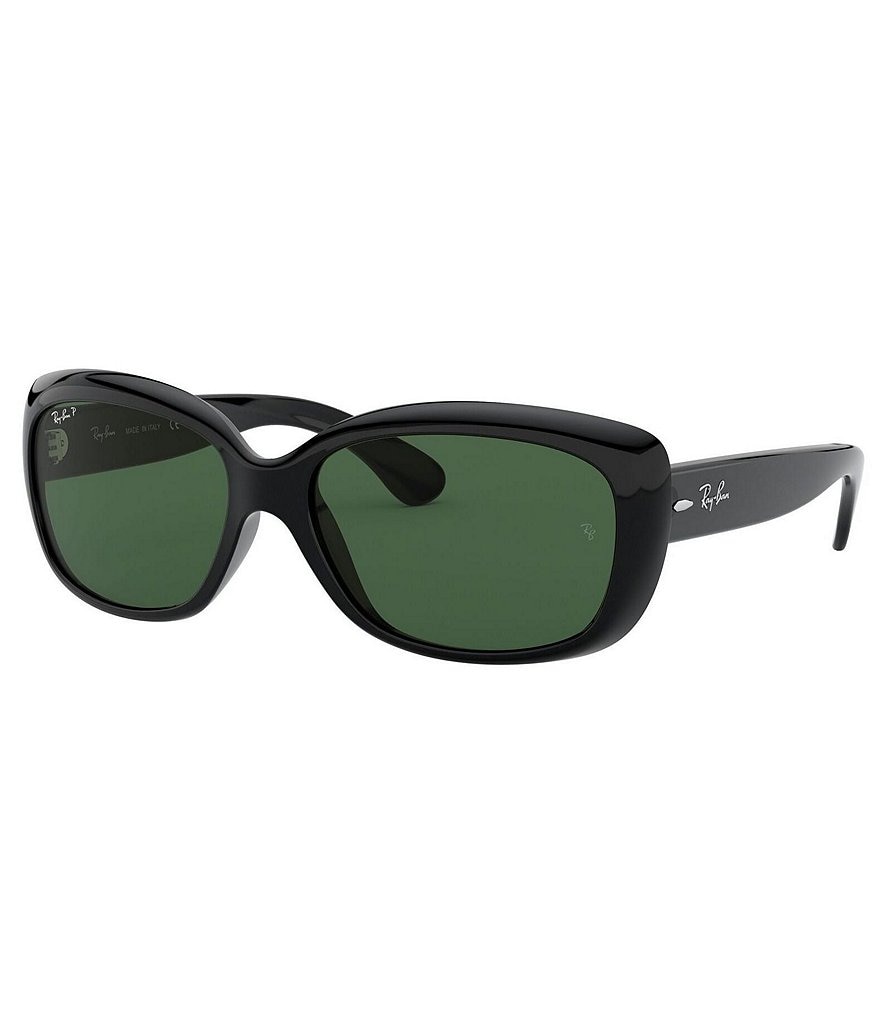 Большие поляризованные солнцезащитные очки Ray-Ban Jackie Ohh, черный