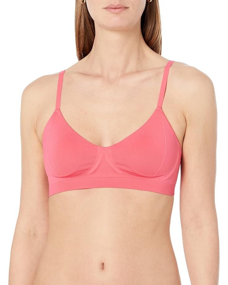 

Бралетт Calvin Klein Underwear Bonded Flex Lightly Lined, цвет Cerise Lipstick