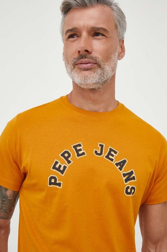 

Хлопковая футболка Westend Pepe Jeans, желтый