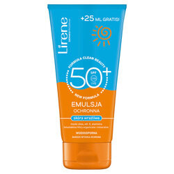 

Защитная эмульсия SPF50+, 150+25мл Lirene Sun