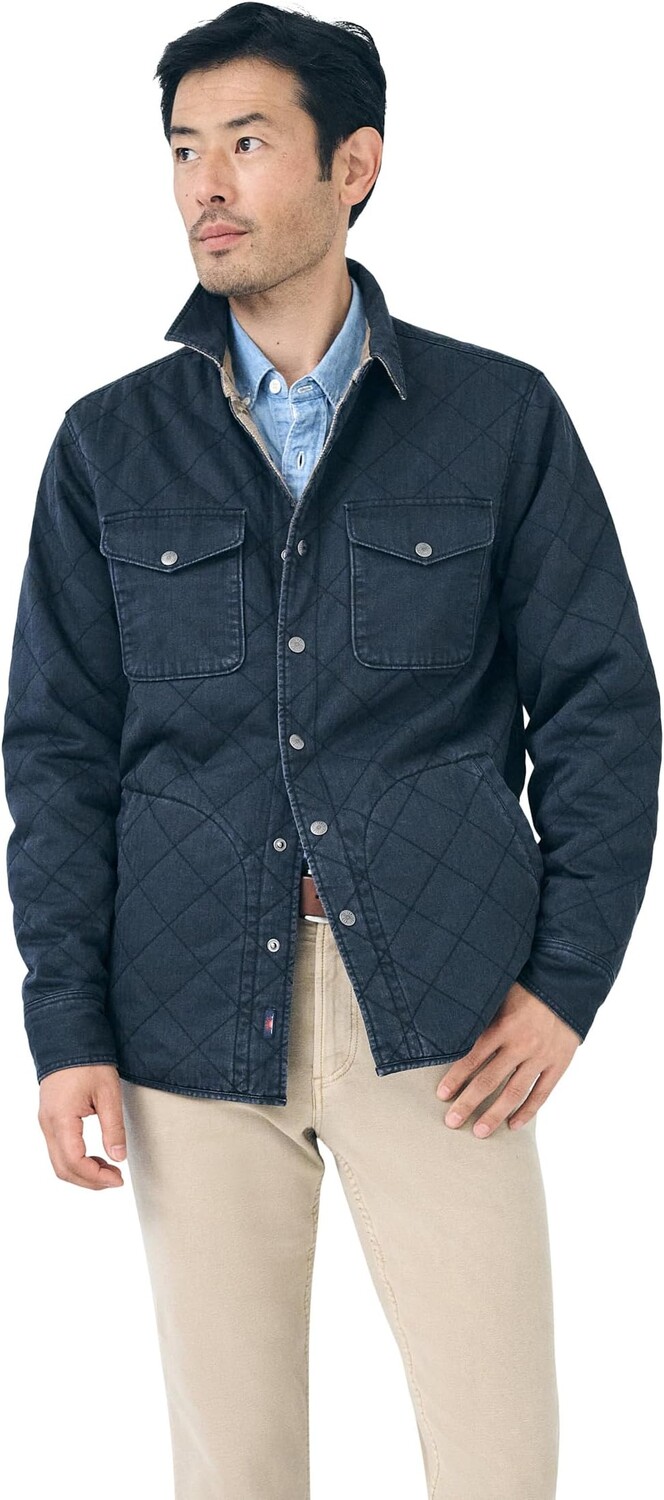 

Куртка Douge Good Feather Reversible Bondi Jacket Faherty, цвет Washed Black/Cascade Star Nation