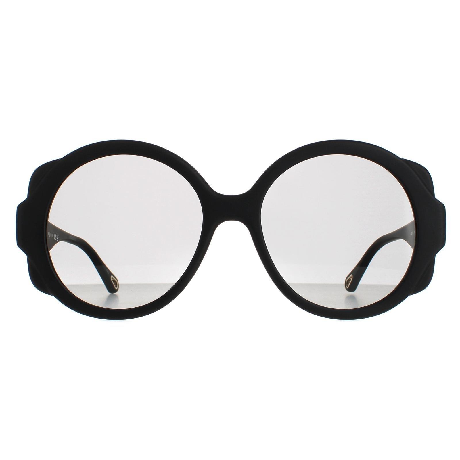 Круглый матовый черный серый CH0120S Chloe, черный очки marcello тренажеры au ph 001