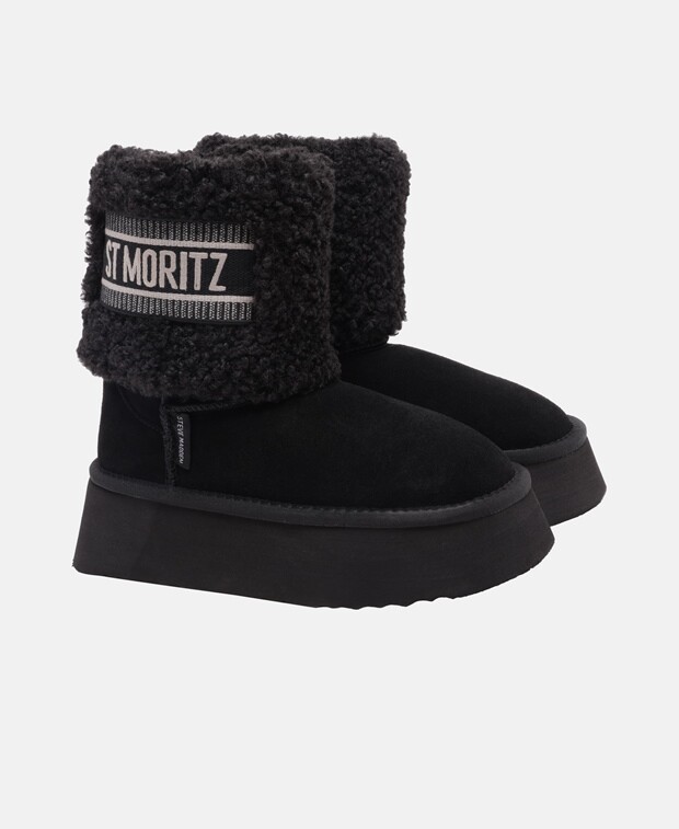 

Телячьи сапоги Steve Madden, черный