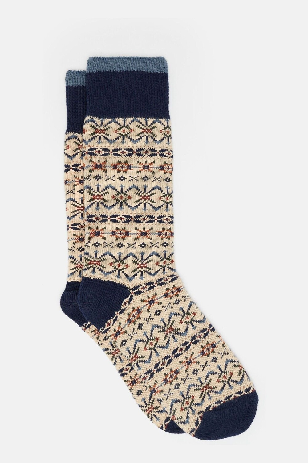 

Мужские носки Alby Fair Isle (размер 7 12) Joules, бежевый
