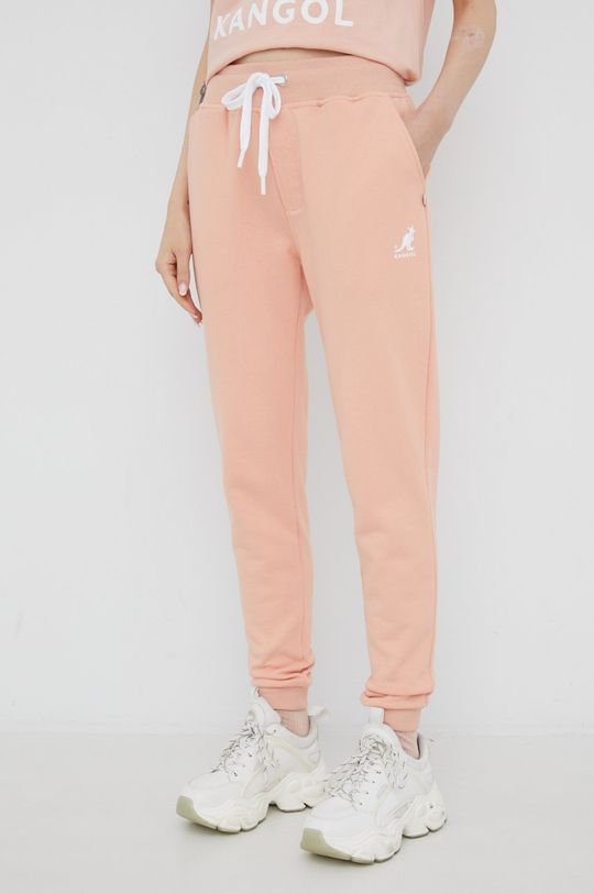 Спортивные брюки из хлопка Kangol, розовый