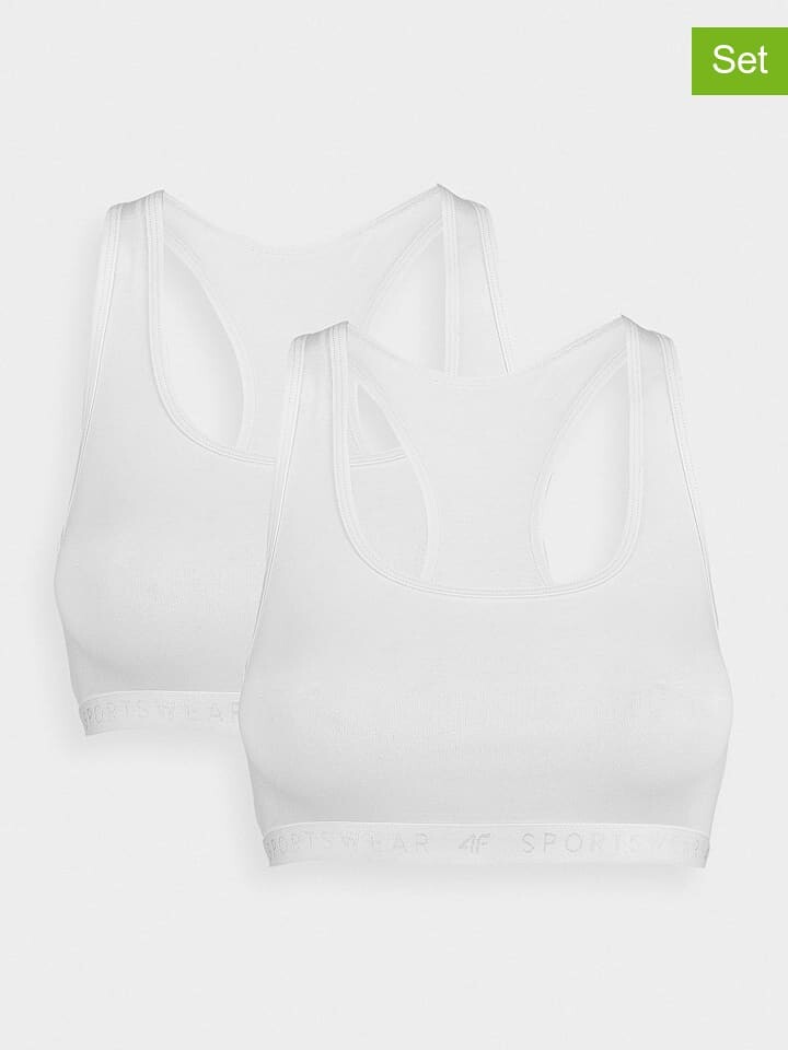 

Спортивные бюстгальтер 4F 2er Set, белый