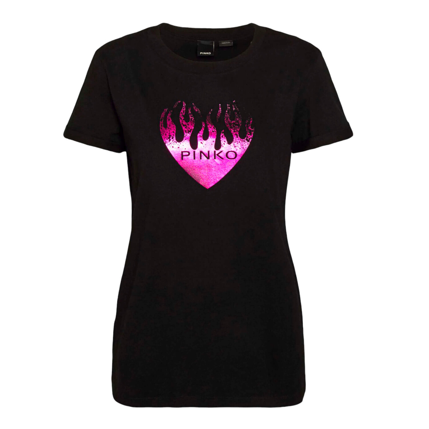 

Футболка Pinko Tolmezzo Di Stampa Cuore Print, черный