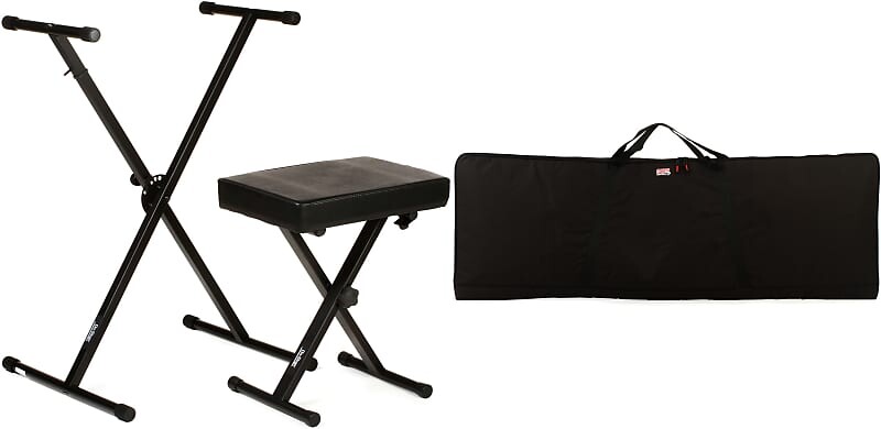 

Стойка для клавиатуры On-Stage KPK6500 и комплект Bench Pack с Gator GKBE-88 Economy Keyboard Gig Bag Gator + On-Stage GKBE-88=1 KPK6500=1