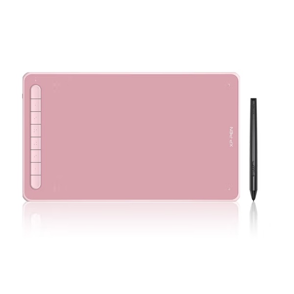 цена Графический планшет XP-Pen Deco L, розовый