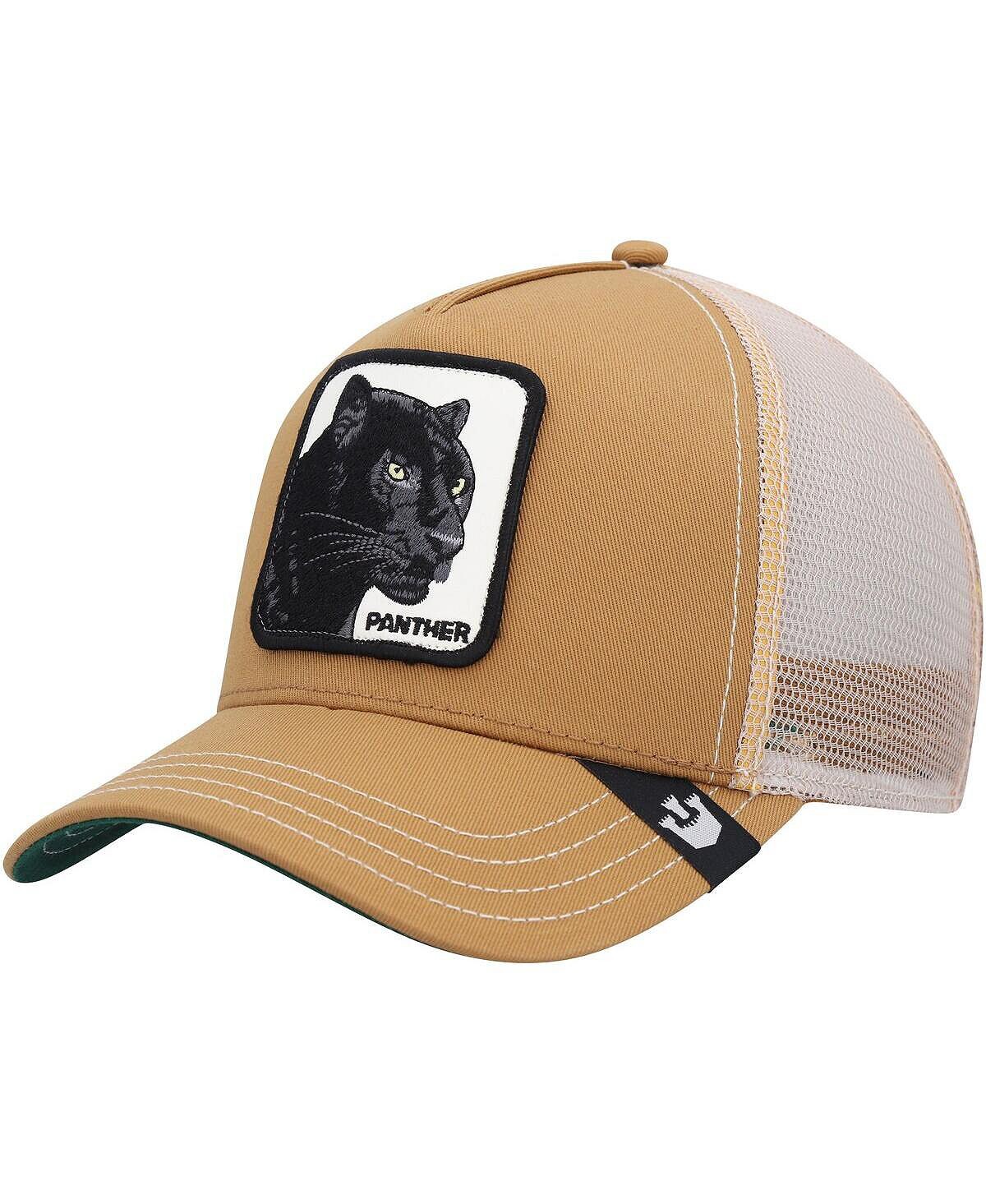 

Мужская регулируемая шляпа цвета хаки The Panther Trucker Goorin Bros.