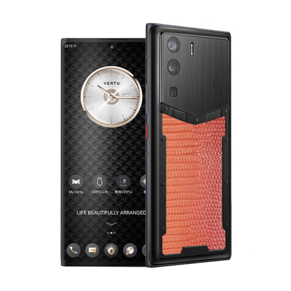 

Смартфон Vertu Metavertu Lizard, 18ГБ/1ТБ, 2 Nano-SIM, черный/оранжевый