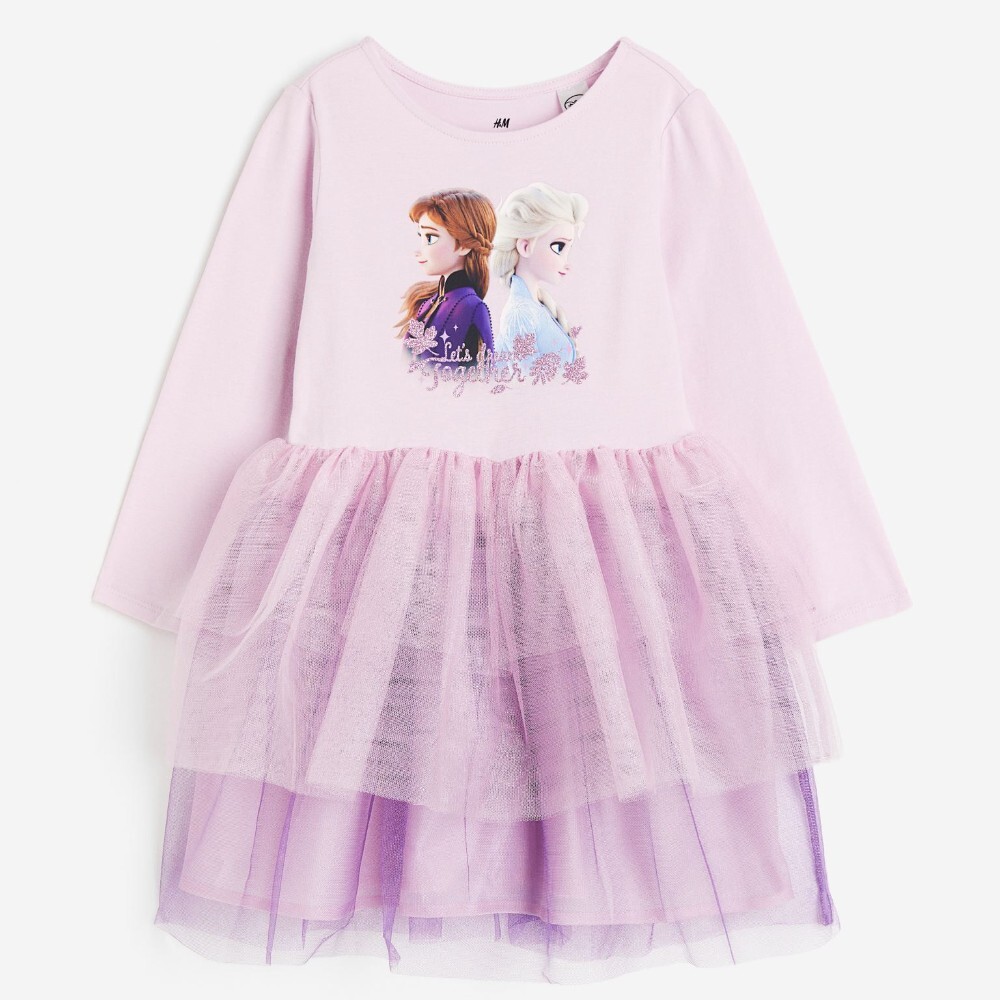 

Платье H&M Kids Tulle Frozen, светло-розовый