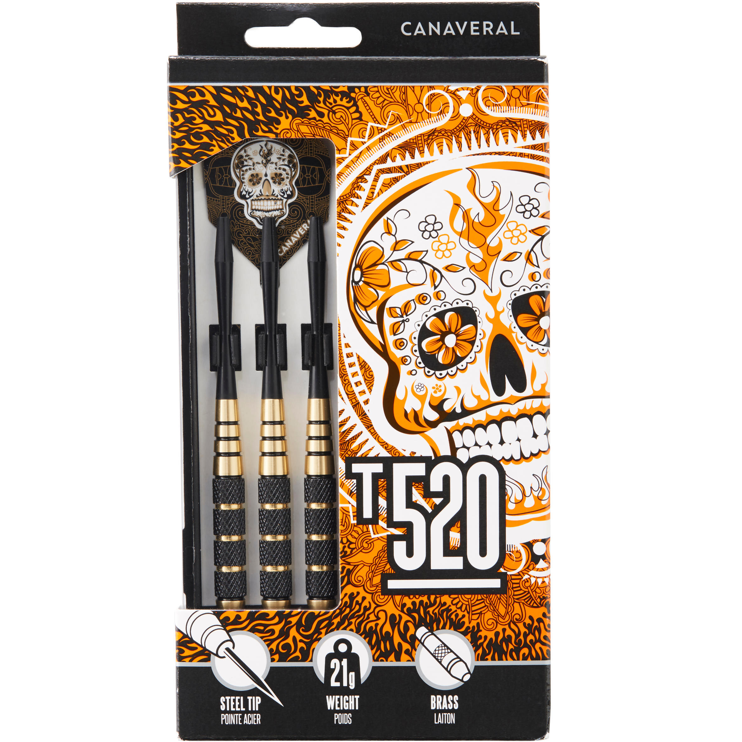 Комплект дротиков Canaveral Darts T520 Steeldart, 3 шт – заказать из-за  рубежа в «CDEK.Shopping»