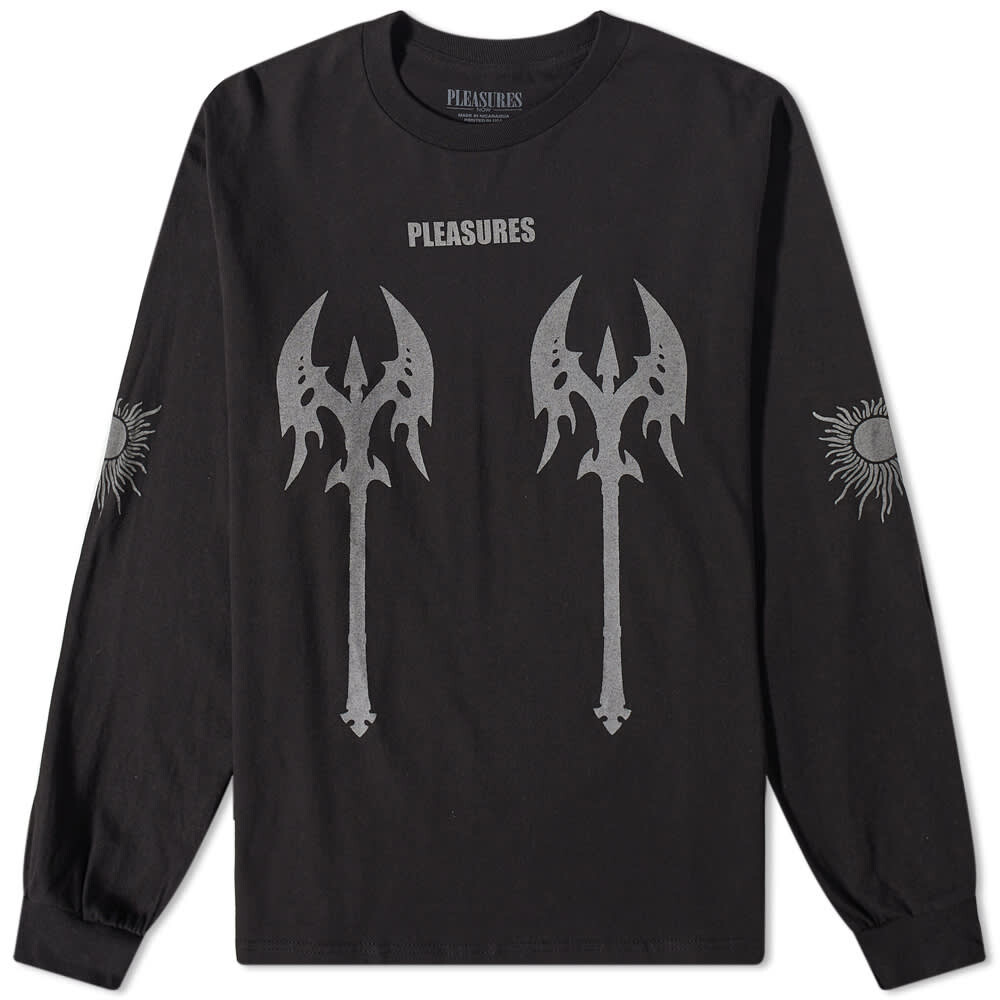 

Футболка Pleasures Long Sleeve Axe Tee, Серый