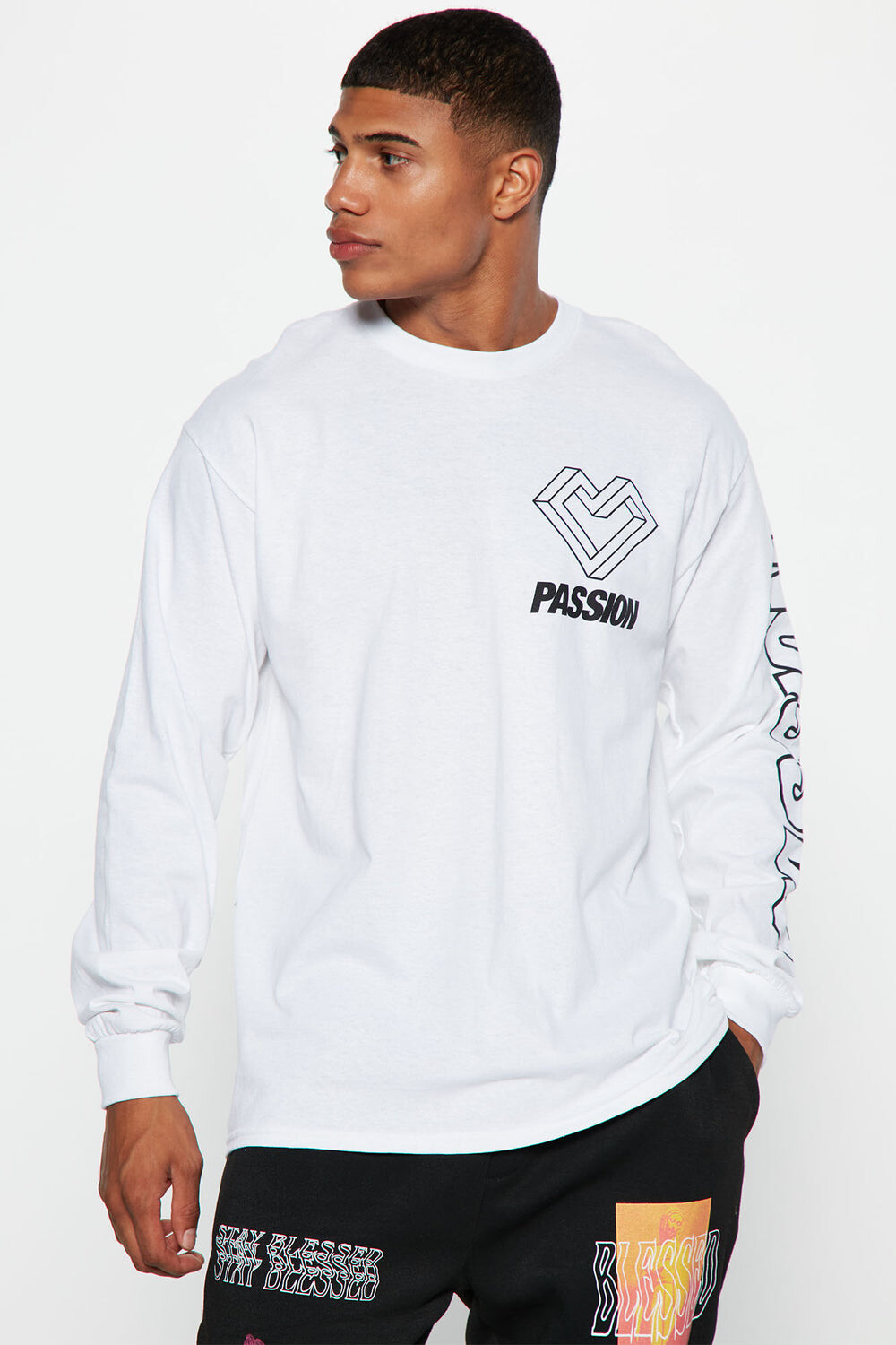 

Футболка Fashion Nova SPDN1078M, белый