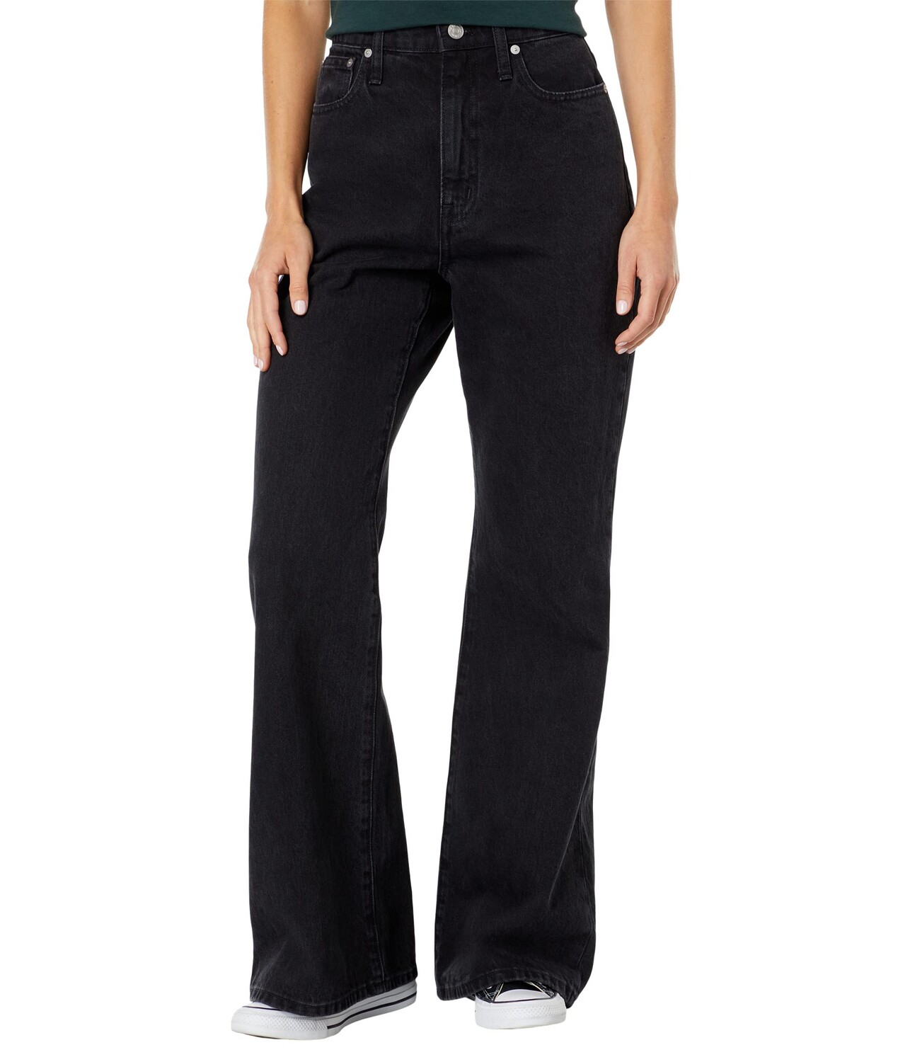 

Джинсы Madewell, Baggy Flare Jeans in Lunar Wash
