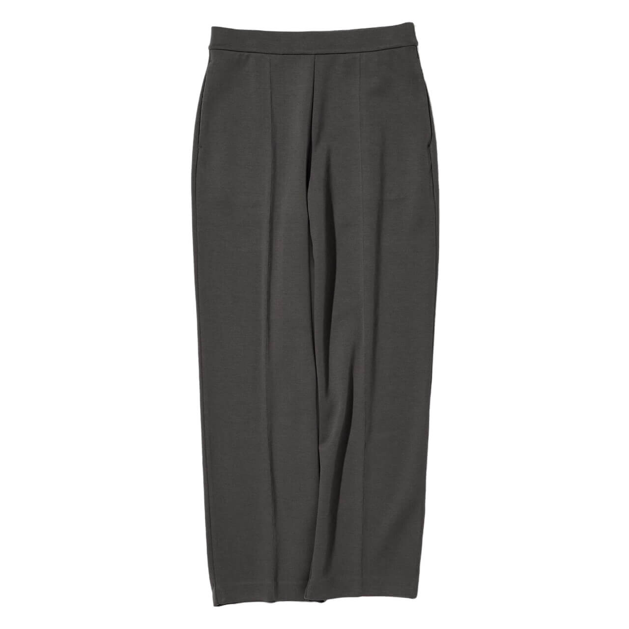 

Брюки Uniqlo Straight Leg Stretch, темно-серый
