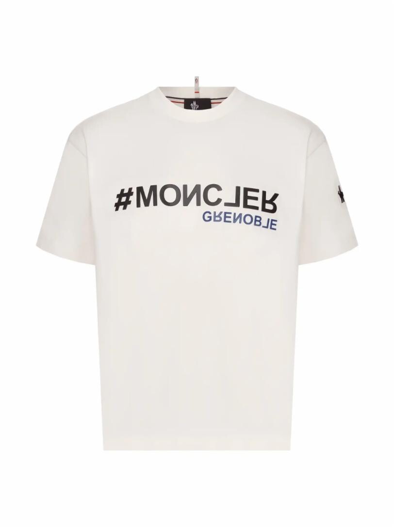 

Хлопковая футболка с логотипом Moncler